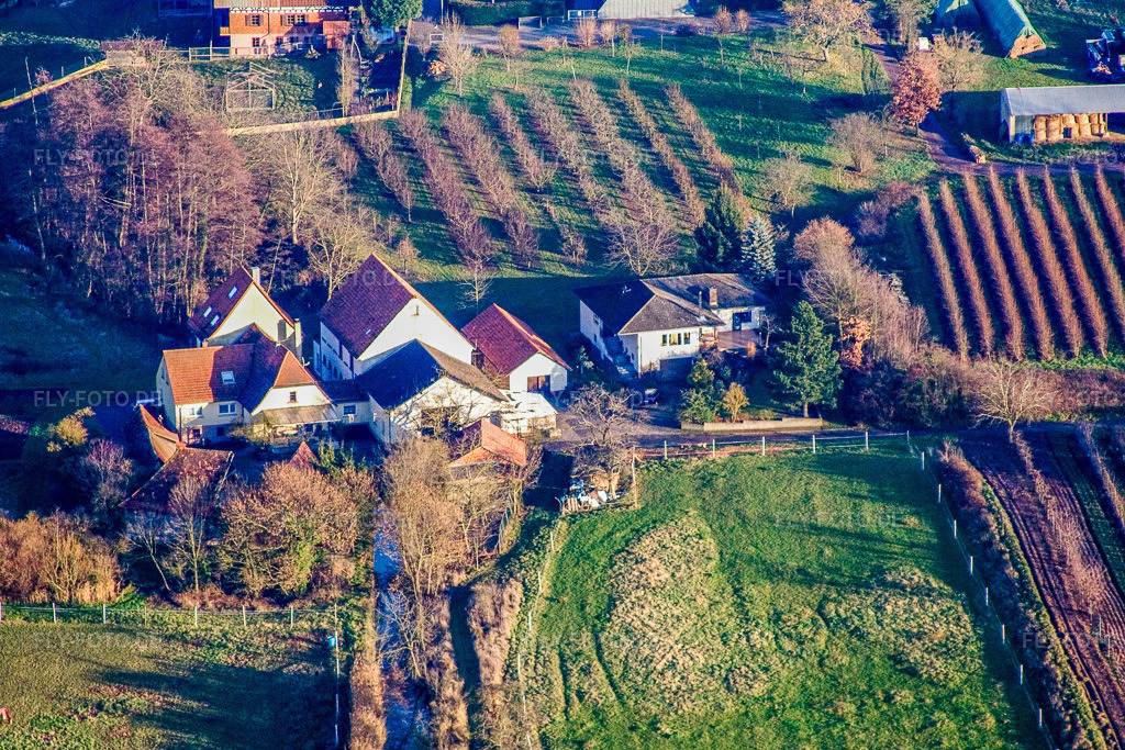 Luftbild: Windener Mühle in Winden im Bundesland Rheinland-Pfalz in Deutschland. Foto: IMG_14791.jpg vom 30.11.2008 durch Werner Riehm/FLY-FOTO.de