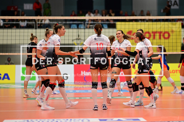 Volleyball I Frauen I Saison 2025-2026 I Bundesliga I 5. Spieltag I ETV Hamburger Volksbank Volleys - Dresdner SC I 07051 | Der Sportfotograf. - Realisiert mit Pictrs.com