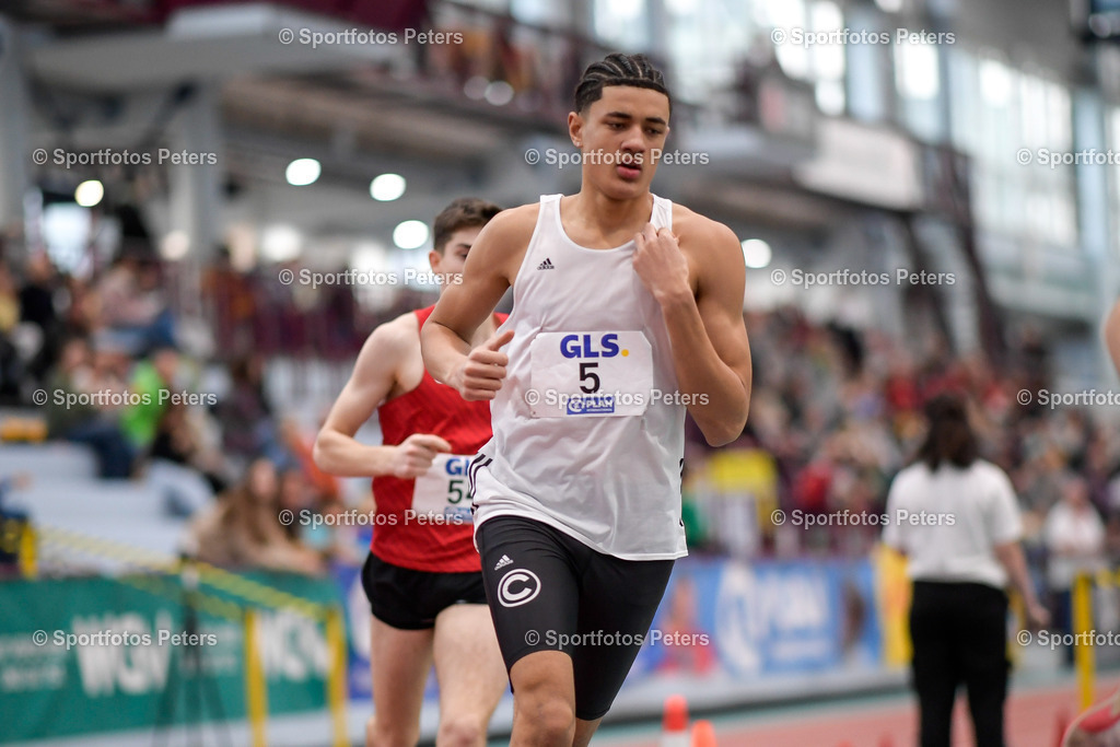 _KP12819_1 | 09.02.2025, xkaix, Leichtathletik 20. Deutsche Meisterschaften, Mehrkampf Halle v.l. Allen Cole (SCC Berlin) - Realisiert mit Pictrs.com