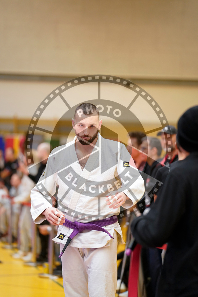 20240203PBB07158 | Fighters compete during the Brazilian Jiu-Jitsu Championship of the AJP Tour in Maintal by Frankfurt am Main, Germany, on February 2, 2024.