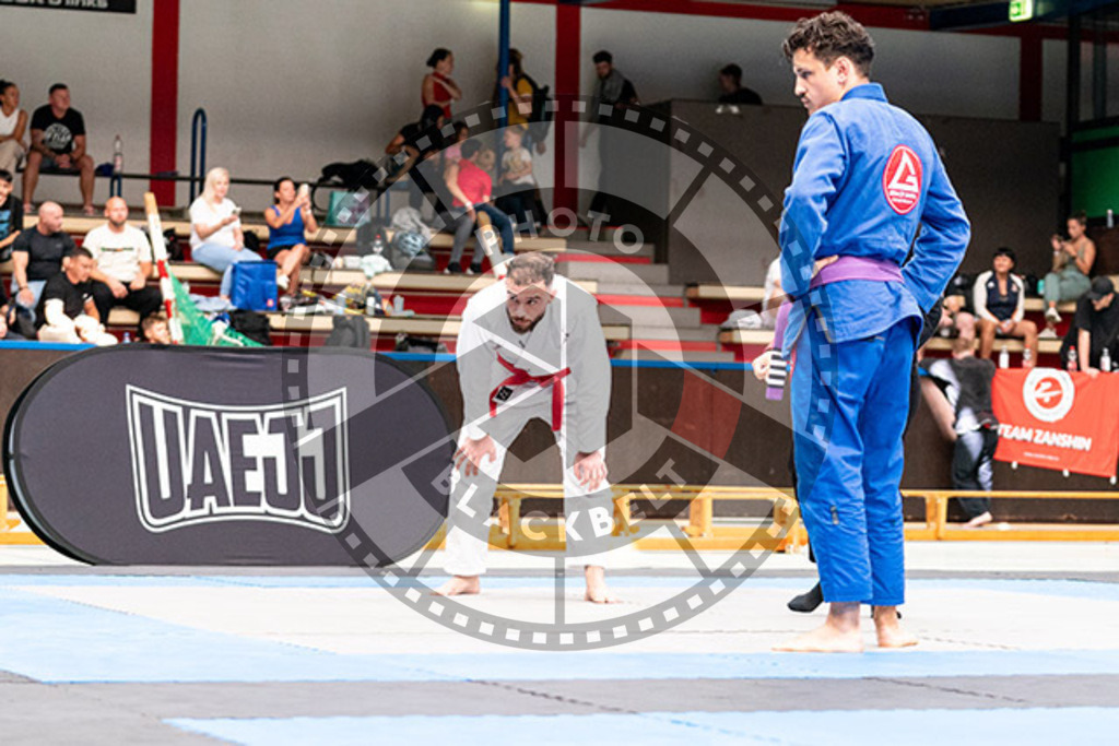 20230826PBB52907 | Fighters compete during the AJP INTLPRO BJJ and grappling competition in Hamburg, Germany, on August 26 2023.