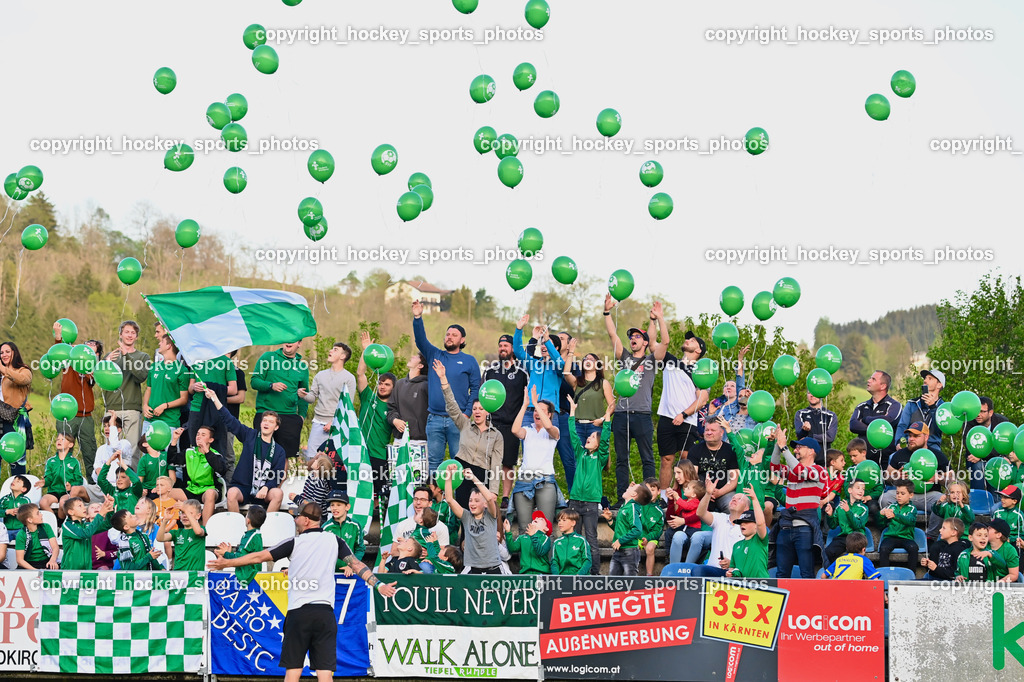 SV Feldkirchen vs. Atus Ferlach 5.5.2023 | Luftballon Aktion SV Feldkirchen, SV Feldkirchen Fans