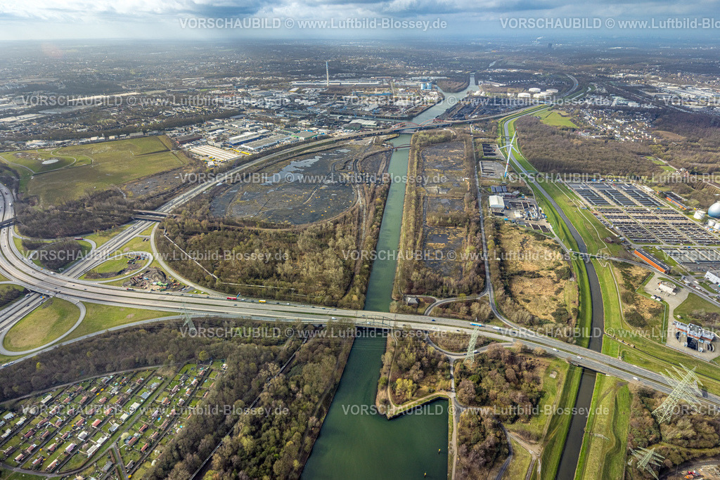 Bottrop260305962FreiheitEmscher | Luftbild, " Freiheit Emscher "  großes interkommunales Stadtentwicklungsprojekt in NRW, von Essen, Bottrop und RAG Montan Immobilien, 1.700 Hektar, inklusive 150 Hektar ehemaliger Bergbauflächen, entsteht bis ca. 2030 ein neuer, nachhaltiger urbaner Raum für innovat, , Batenbrock-Süd, Bottrop, Ruhrgebiet, Nordrhein-Westfalen, Deutschland