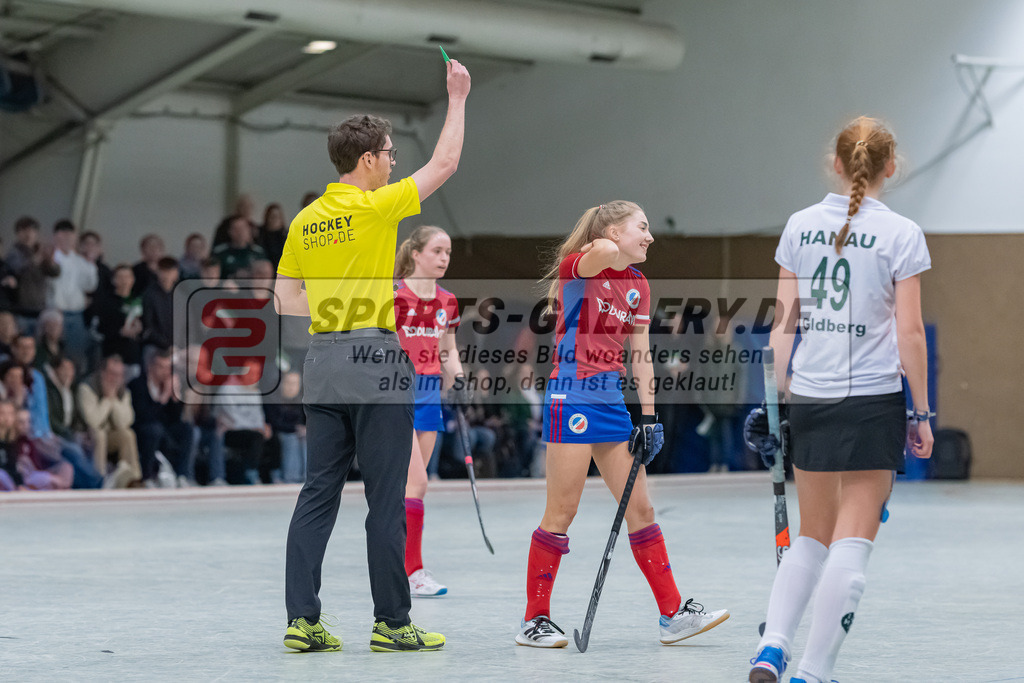 HK_20230226_104990 | Deutsche Meisterschaft WU16 Spiel 2. Halbfinale Mannheimer HC - 1. Hanauer THC am 26.2.2023 DSC 99, Düsseldorf ,
