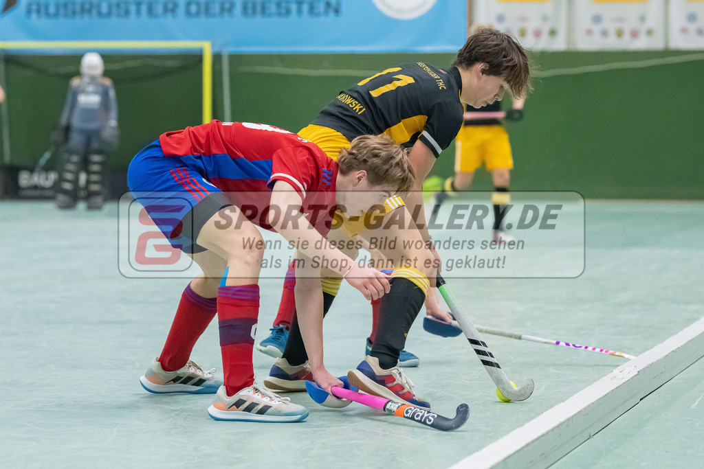 HK_20230305_105885 | Deutsche Meisterschaft MU16 1/2 Finale Mannheimer HC - Harvestehuder THC am 5.3.2023 RWK, Köln ,