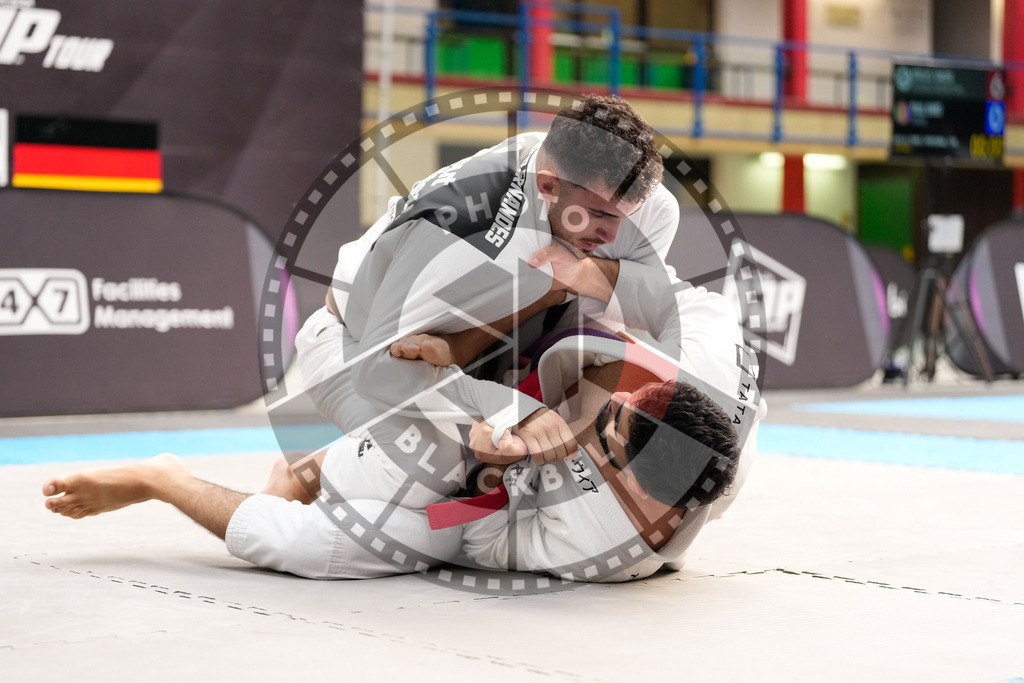 20250920PBB1291 | Athletes compete during the AJP Tour Hamburg International Jiu-Jitsu Championship, on September 20, 2025 in Hamburg, Germany. © Chiara Dazi / photoblackbelt