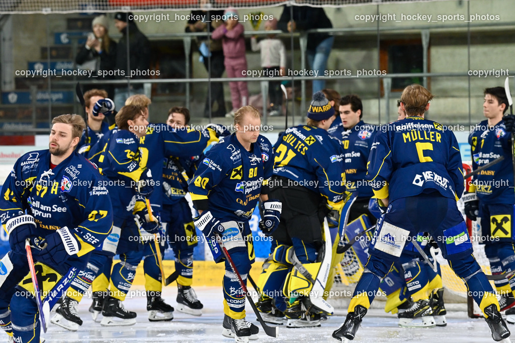 EK Zeller Eisbären vs. HDD Jesenice 1.10.2022 | Zeller Eisbären Mannschaft, #97 Widen Frederik, #80 Hämäläinen Aleksi