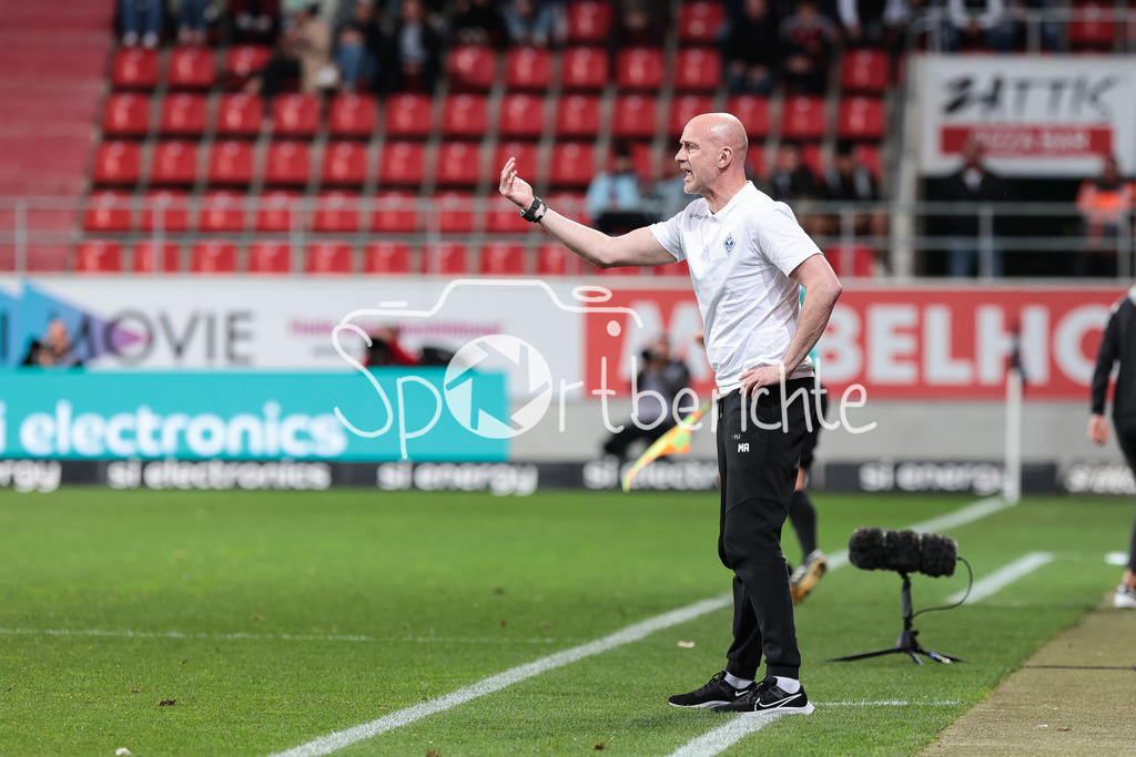 FC Ingolstadt - SV Waldhof Mannheim | im Bild Mannheim Trainer Marco ANTWERPEN / Freisteller / Einzelfoto
