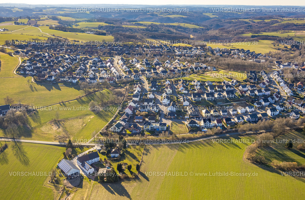 Breckerfeld250303010 | Luftbild, Wohnanlage Am Heider Kopf und Spielplatz am Heider Kopf, Berghausen, Breckerfeld, Ruhrgebiet, Nordrhein-Westfalen, Deutschland