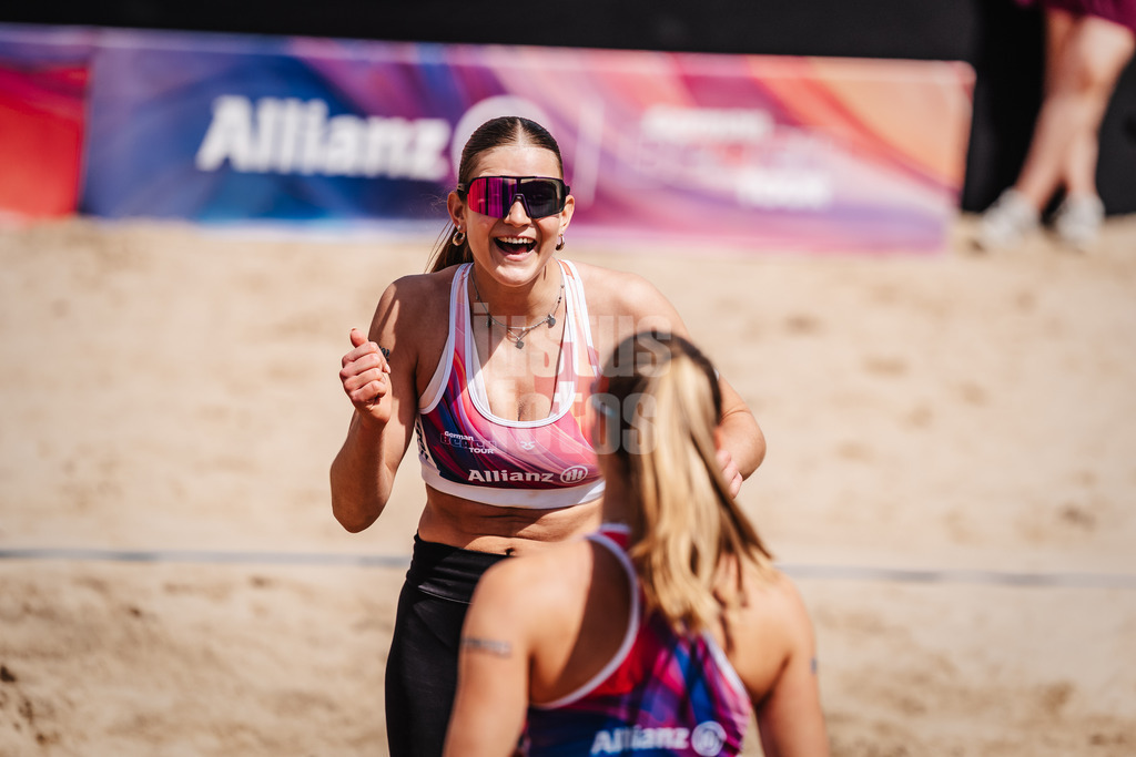 Beachvolleyball | Frauen | Allianz German Beach Tour 2025 | Tourstop Hamburg | 29.05.2025 | Mila Jancar jubelt