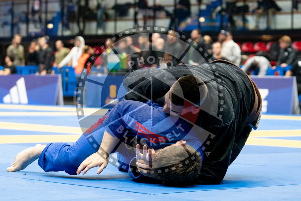20240124PBB00399 | Fighters compete during the second day of the IBJJF European Championship in Paris, France, on January 24, 2024.