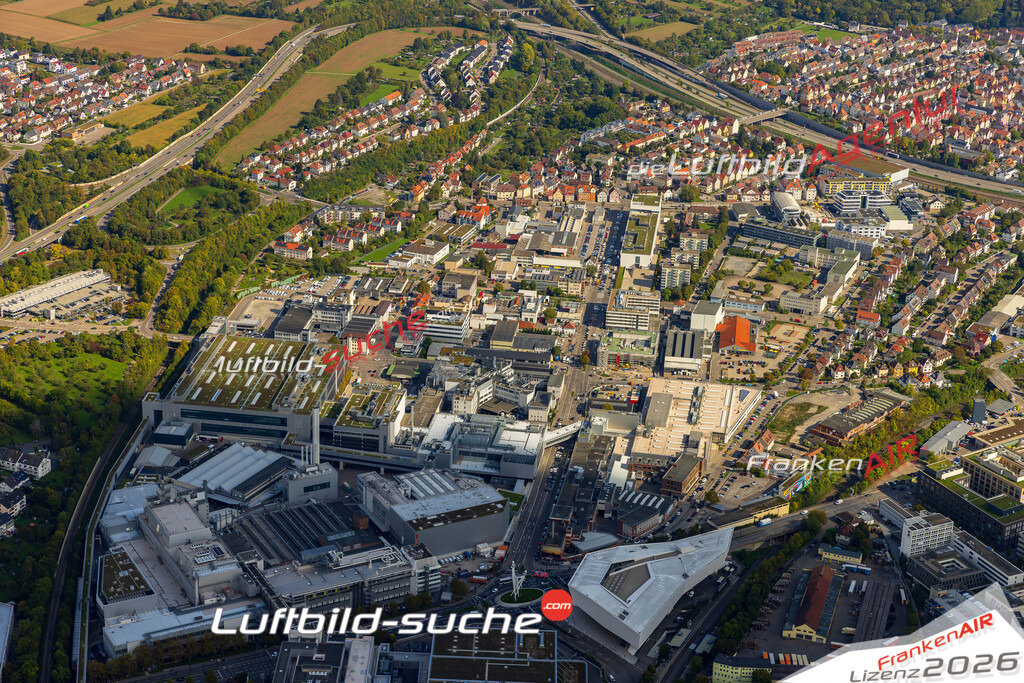 Schöne Luftaufnahme als Geschenk in Zuffenhausen-Schützenbühl Stuttgart - Die Luftbildaufnahme wurde 2025 vom UL-Flugzeug heraus erstellt ( keine Drohne ) - Hochauflösende Luftaufnahme -Nicht vergleichbar mit Google Maps oder Satelittenbilder- Die Geschenkidee !Mit Lizenz und Bildrechte bestellbar
