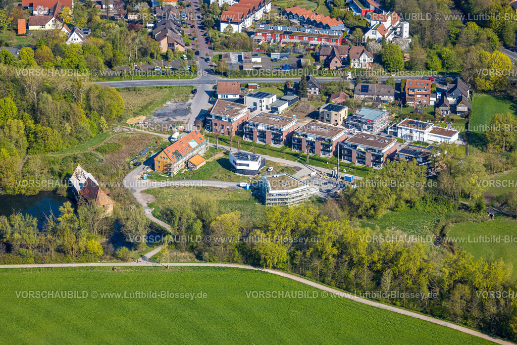 Hamm260400286Heessen | Luftbild, Baustelle Schlossmühle / Schloßstraße Wohnhäuser Neubau an der Schlossstraße, Stadtbezirk Heessen, Hamm, Ruhrgebiet, Nordrhein-Westfalen, Deutschland