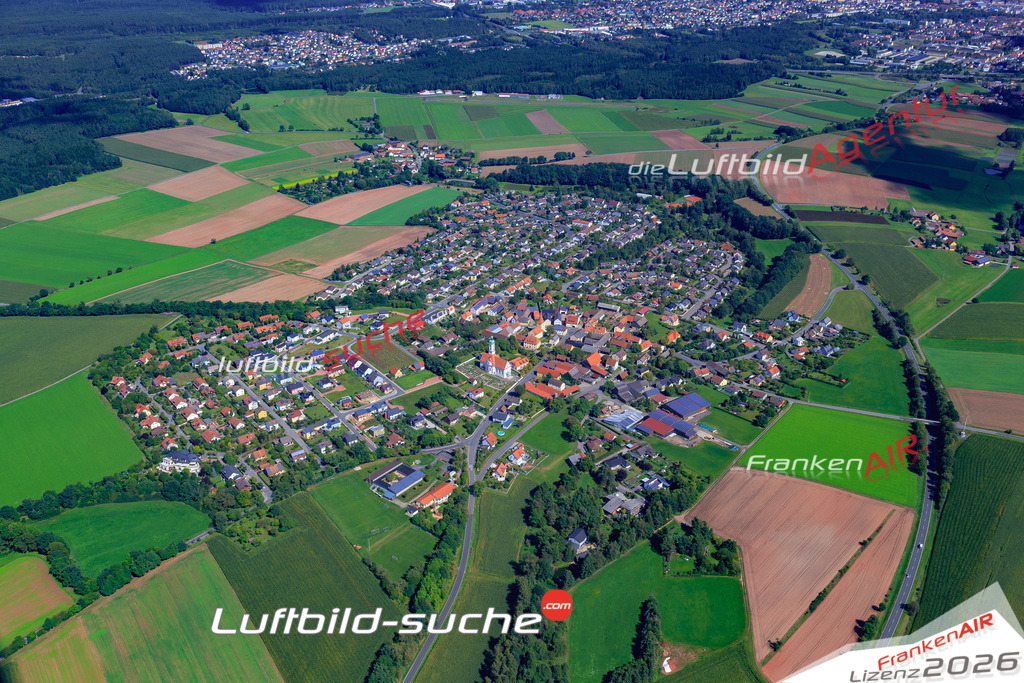Die Luftaufnahme Neuenkirchen -  wurde 2017 mittels Flugzeug (keine Drohne) erstellt. Perfekte Schärfe und Druck- Auflösung- Garantiert!