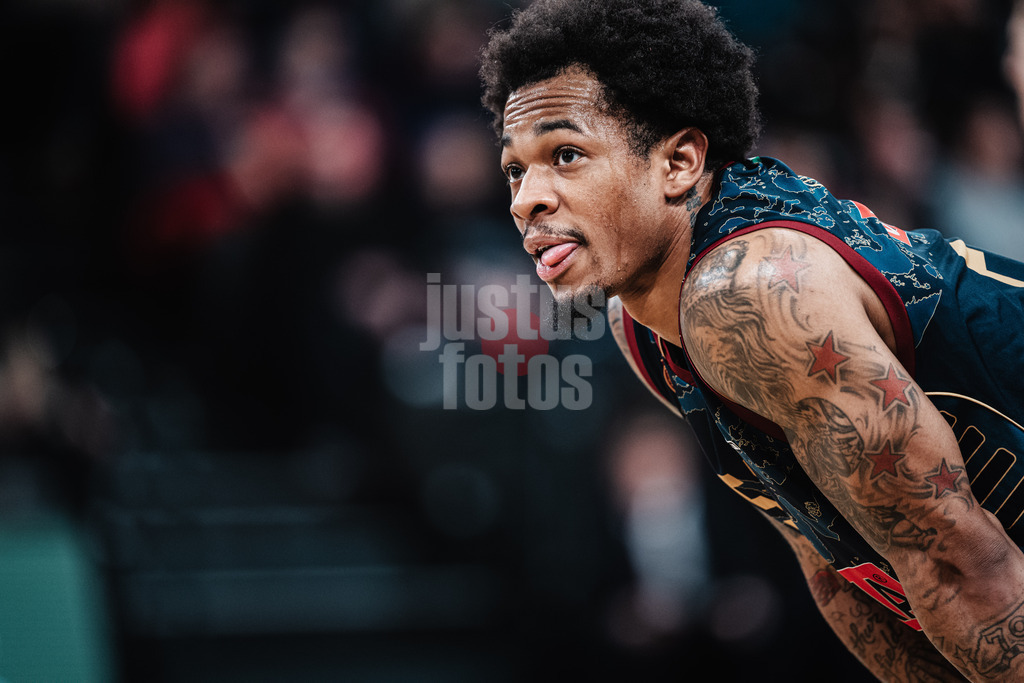 Basketball | Männer | Saison 2023/2024 | BKT EuroCup | Veolia Towers Hamburg vs. Umana Reyer Venice | 06.02.2024 | Rayjon Tucker (#59, Umana Reyer Venice)