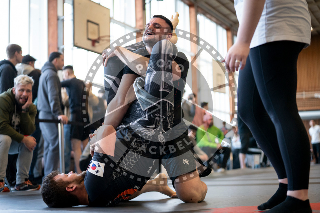 20240309PBB7083 | Fighters compete during the International Luta Livre (ILLCS) Spring Championship in Hannover, Germany, on March 9, 2024.