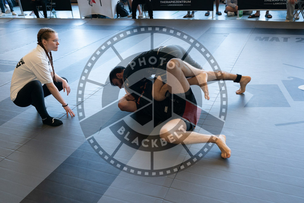 20250329PBB1607 | Fighters compete during the International Luta Livre (ILLCS) Germany IX Spring 2025 Competition spring on March 29, 2025 in Hannover, Germany.© Chiara Dazi