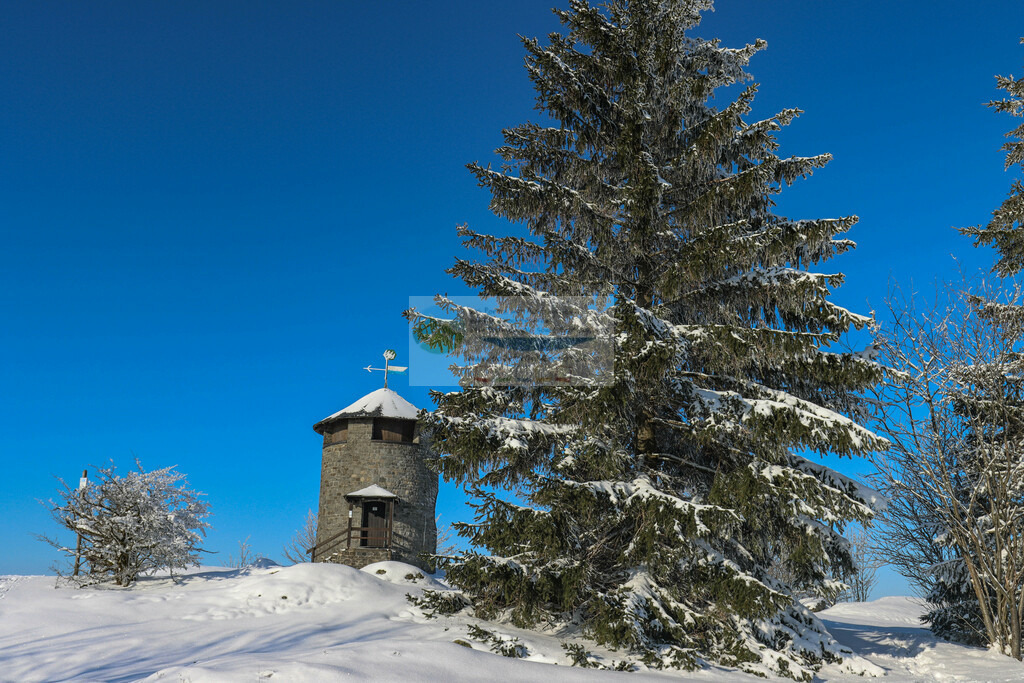 Frankenwarte Winter | Impressionen rund um Hochfranken - Frankenwald - Fichtelgebirge - Realisiert mit Pictrs.com