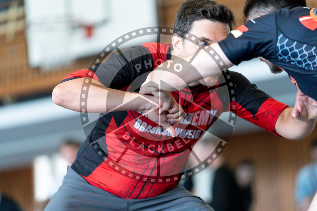 20240608PBB03919 | Fighters compete during the ILLCS VII summer edition luta livre competition in Hannover, Germany, on June 8, 2024.