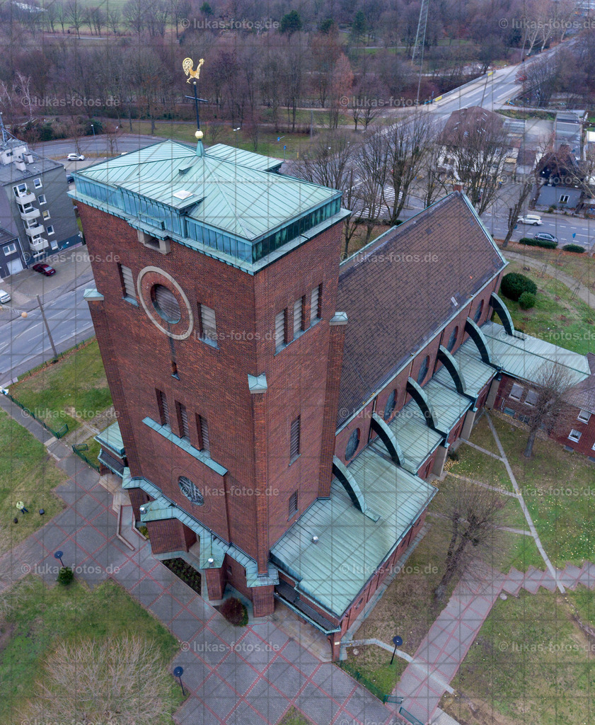 Anntoniuskirche Ickern | Luftbild Anntoniuskirche Ickern - Realisiert mit Pictrs.com