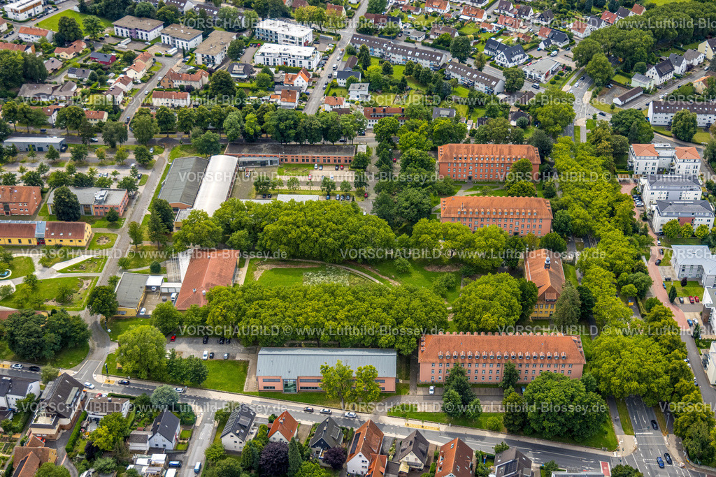Soest240712578 | Luftbild, Fachhochschule Südwestfalen Universität mit Parkanlage, Soest, Soester Börde, Nordrhein-Westfalen, Deutschland