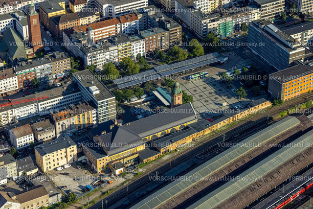 Hagen230903308 | Luftbild, Busbahnhof am Hauptbahnhof, Berliner Platz, Mittelstadt, Hagen, Ruhrgebiet, Nordrhein-Westfalen, Deutschland
