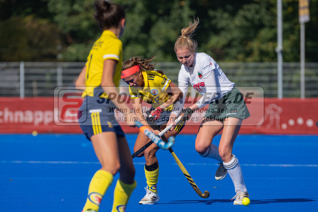 HK_20221008_100381 | 2. Bundesliga Damen Crefelder HTC - Eintracht Braunschweig  am 8.10.2022 Crefelder HTC, Krefeld , Krings Lynn ( Crefelder HTC #19 )