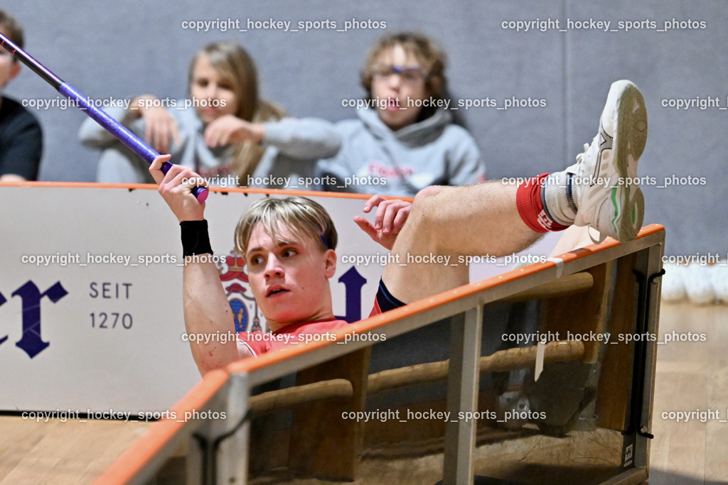 KAC Floorball vs. VSV Unihockey | #2 Mitja Beuthe KAC Floorball, KAC Floorball vs. VSV Unihockey, KAC Floorball vs. VSV Unihockey am 21.03.2026 in Klagenfurt (Ballspielhalle Waidmannsdorf), Austria, (Photo by Bernd Stefan)