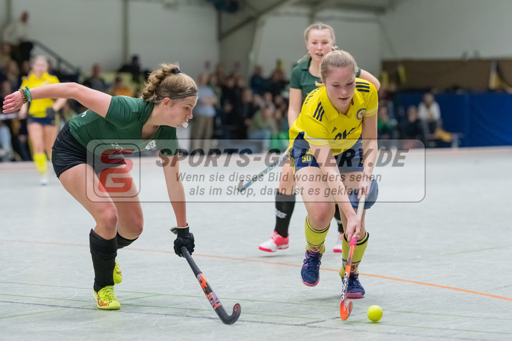 HK_20230225_104469 | Deutsche Meisterschaft WU16 Eintr. Braunschweig - 1. Hanauer THC am 25.2.2023 DSC 99, Düsseldorf ,