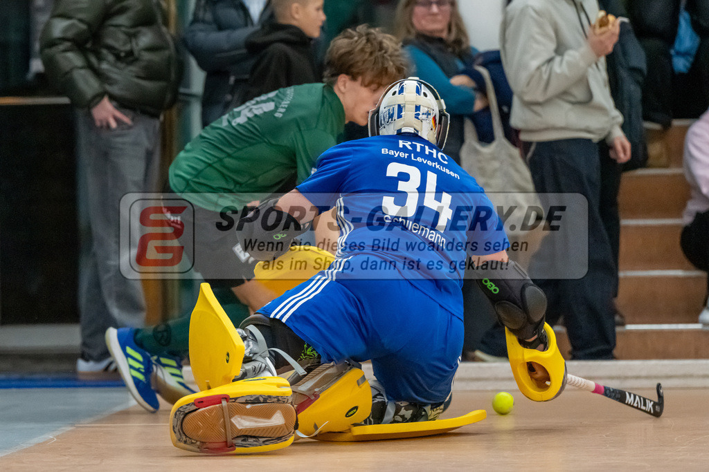 HK_20241129_109389 | 2. Bundesliga Halle Herren Club Raffelberg - RTHC Bayer Leverkusen am 29.11.2024 Club Raffelberg, Duisburg ,