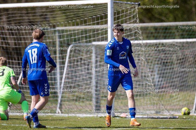 Fußball I Junioren I Saison 2025-2026 I DFB-Nachwuchsliga I 8. Spieltag I JFV Lübeck - 1. FC Magdeburg 206 | Titus Leye (25, 1. FC Magdeburg) - Realisiert mit Pictrs.com