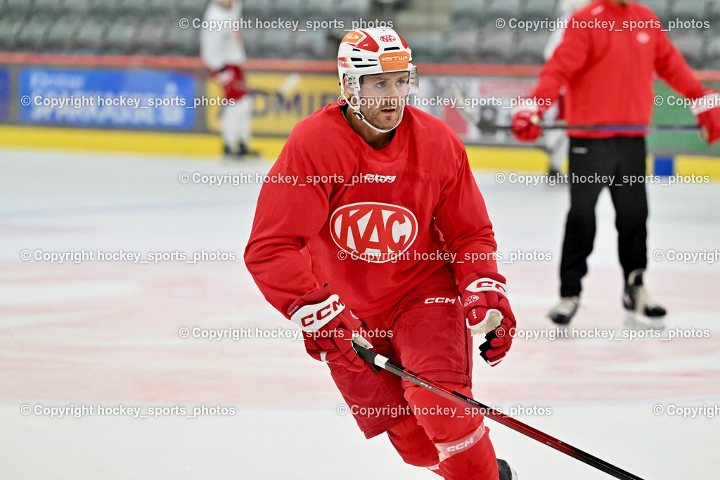 EC KAC Trainingsstart | Jordan Murray, EC KAC Neuzugang, EC KAC Trainingsstart, EC KAC Trainingsstart am 06.08.2025 in Klagenfurt (Heidi Horten Eishalle ), Austria, (Photo by Bernd Stefan)