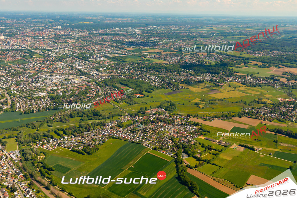 Das Luftbild zeigt : Ottmarshausen Neusäß - Die Luftaufnahme wurde 2024 vom UL-Flugzeug aus erstellt ( keine Drohne ) - Hochauflösende Luftaufnahme - Für grossformatige Ausdrucke geeignet. Die Geschenkidee !Mit Lizenz und Bildrechte bestellbar
