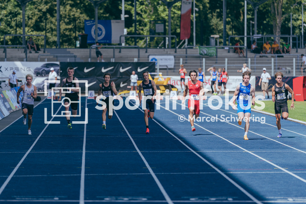 DM U23 U18 Bochum 2026 | 100-Meter-Lauf Vorlauf mU18,Deutsche Meisterschaften der U18 &amp; U23 2026, Lohrheidestadion Bochum-Wattenscheid, 04.07.2026 Foto: Marcel Schwering / sportimfokus - Realisiert mit Pictrs.com