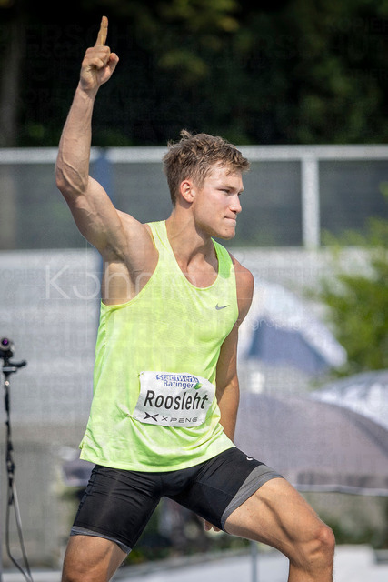Multisport Event; Ratingen, 27.06.2026 | RATINGEN, GERMANY - JUNE 27, 2026 : Rasmus Roosleht (EST / Estonia) competing in the high jump during the Multisport Event at Stadion Ratingen on June 27, 2026 in Ratingen, Germany.