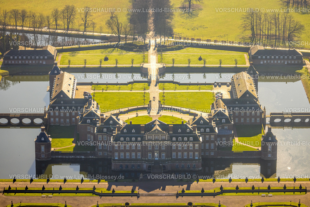 Nordkirchen230206093 | Luftbild, Schloss Nordkirchen, barocke Schlossanlage, Wasserschloss, Nordkirchen, Münsterland, Nordrhein-Westfalen, Deutschland
