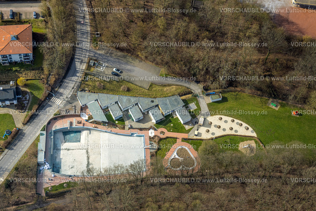 Froendenberg230214667 | Luftbild, Freibad Löhnbad ohne Wasser, Fröndenberg, Ruhrgebiet, Nordrhein-Westfalen, Deutschland