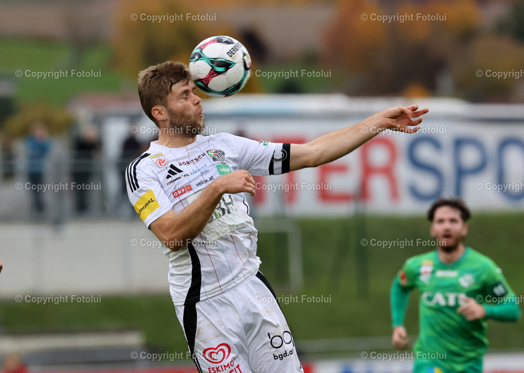 A_LUI_02112025_04 | SPORT FUSSBALL ADMIRAL BUNDESLIGA RZ PELLETS WAC-WSG TIROL 02.11.2025 IM BILD: DOMINIK BAUMGARTNER  (WAC)  FOTO:FOTOLUI/MW
