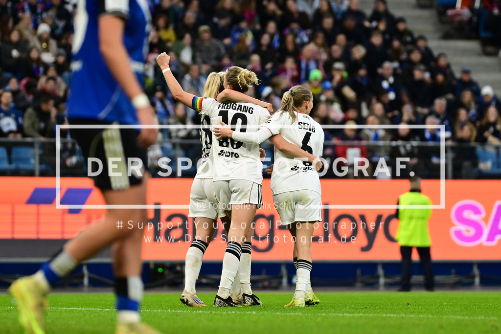 Fußball I Frauen I Saison 2025-2026 I Bundesliga I 8. Spieltag I Hamburger SV - Eintracht Frankfurt I 27730 | Der Sportfotograf. - Realized with Pictrs.com