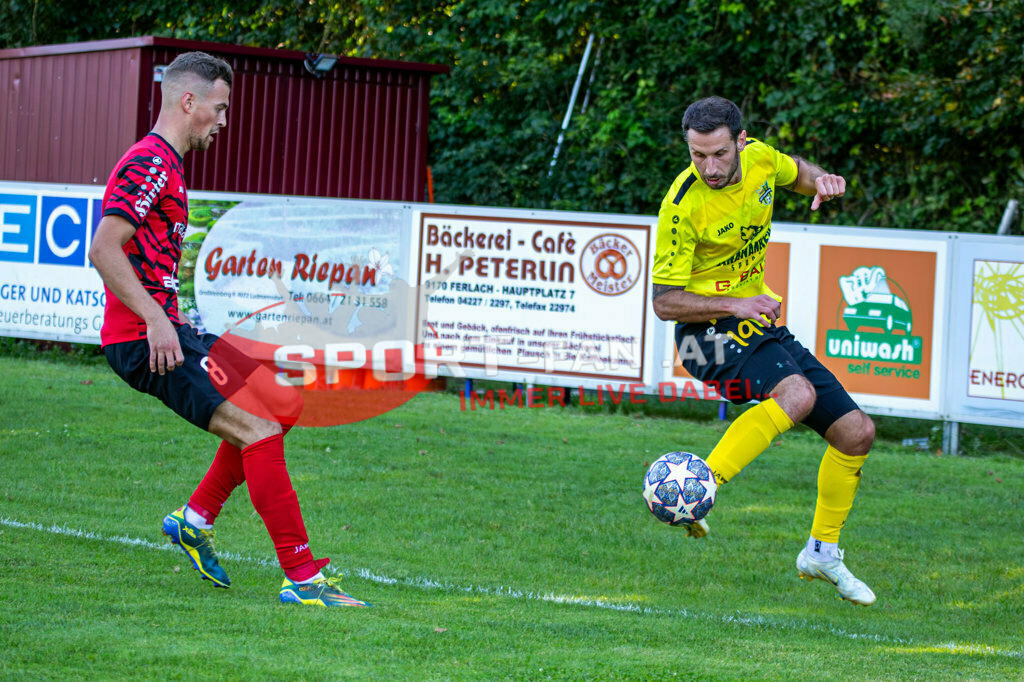 Kärntner Liga | Kärntner Liga ATUS Ferlach - ASKÖ Köttmannsdorf am 02.09.2023 in Ferlach
(Sportplatz), Austria, (Photo by Ernst Krawagner sport-fan.at) - Realisiert mit Pictrs.com