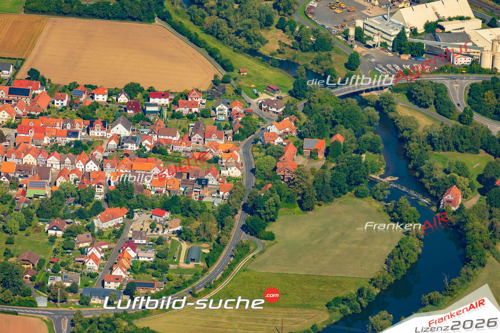 Neumorschen Morschen Bild- Das Luftbild wurde 2025 vom UL-Flugzeug heraus erstellt ( keine Drohne bzw. Drohnenaufnahme ) - Hochauflösende Luftaufnahme -Nicht vergleichbar mit Google Maps oder Satelittenbilder- Die Geschenkidee !Mit Lizenz und Bildrechte bestellbar - CC