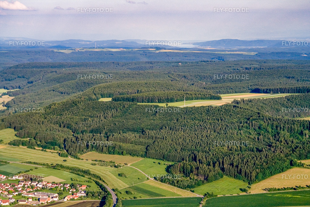 Ortsansicht von Nordwesten | Luftbild: Ortsansicht von Nordwesten im Ortsteil Eßlingen in Tuttlingen im Bundesland Baden-Württemberg in Deutschland. Foto: IMG_11366.jpg vom 04.07.2008 durch Werner Riehm/FLY-FOTO.de - Realisiert mit Pictrs.com
