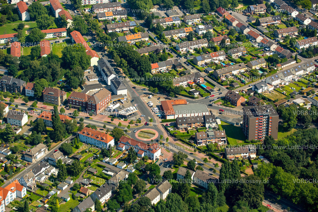 Gladbeck16072687 | Kreisverkehr Horster Straße Marienstraße, Gladbeck, Ruhrgebiet, Nordrhein-Westfalen, Deutschland