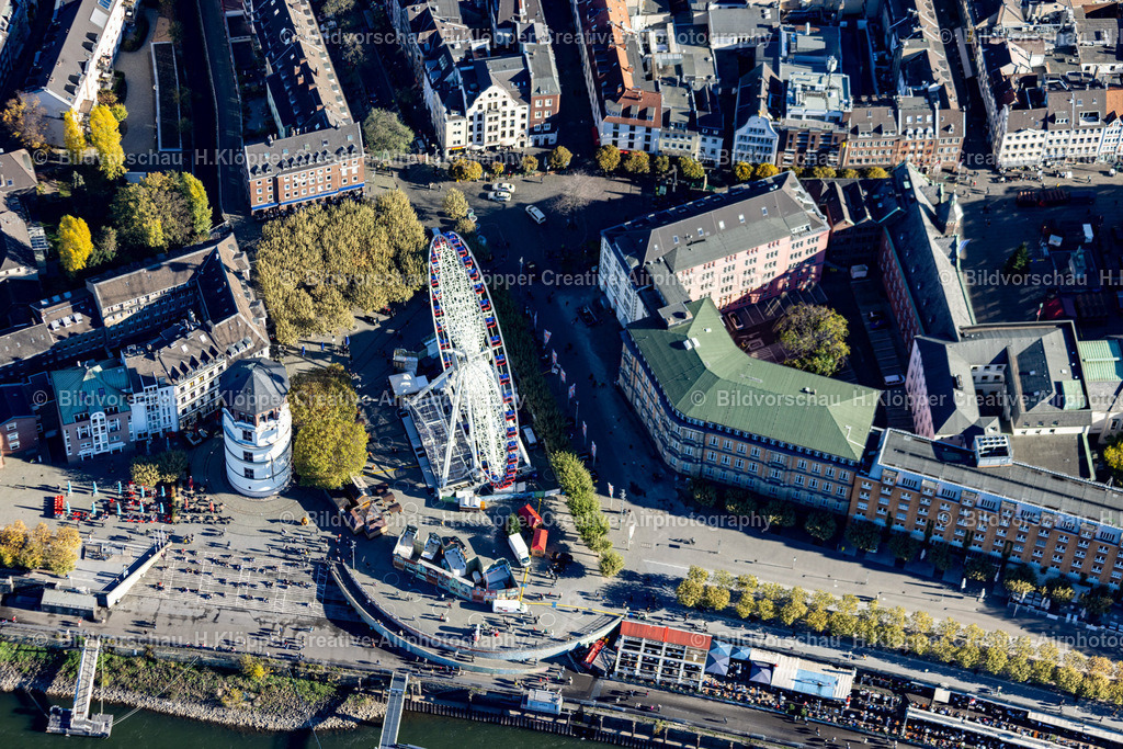 luftbild-duesseldorf-altstadt-burgplatz-rheinterrassen-kasematten-8904 | Luftbildfotografie Hermann Klöpper - Realisiert mit Pictrs.com