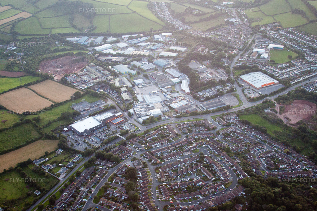 Luftbild: Ortsansicht in Paignton im Bundesland England in Großbritanien. Foto: IMG_19860.jpg vom 25.07.2009 durch Werner Riehm/FLY-FOTO.de