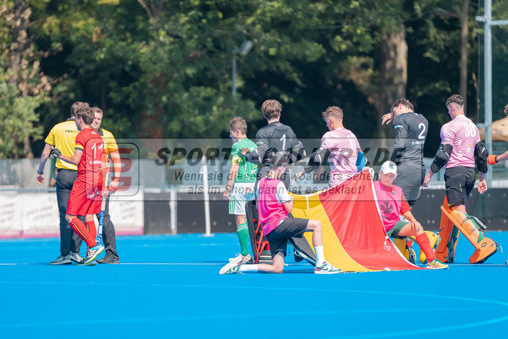 HK_20230709_100038 | Euro Hockey MU18 Belgium - Ireland Championship Girls &amp; Boys am 9.7.2023 CHTC , Krefeld ,