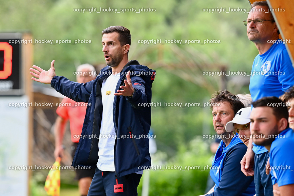 SV Dellach Gail vs. SAK 29.5.2023 | #10 Samir Nuhanovic, Headcoach SV Dellach Wolfgang Wilscher, Assistentcoach SV Dellach  Jakob Wastian