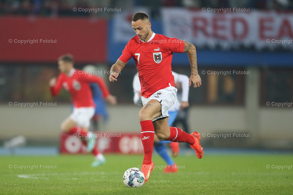 A_LUI_20221120_0003 | SPORT FUSSBALL TESTSPIEL  ÖSTERREICH VS ITALIEN
IM BILD: Marko Arnautovic (Österreich),


FOTO:FOTOLUI/UW