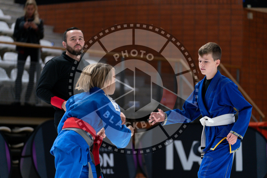 20241012PBB0213 | Athletes compete during the AJP Tour Europe Continental Jiu-Jitsu Youth Championship on October 12, 2024, in Almere near Amsterdam, Netherlands. © Chiara Dazi / photoblackbelt