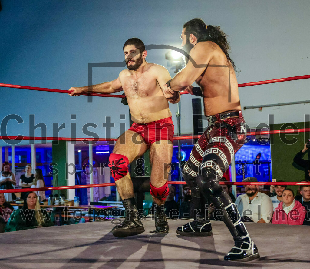 2023-11-11_116_Erding_Wrestlingshow | Erding, Deutschland, 11.11.2023:
Wrestling, Saison 2023, EWS Wrestling ERDING

Foto: Christian Riedel / fotografie-riedel.net